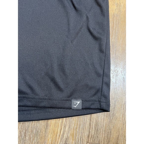 Gymshark Training Shorts Black Mens M Athletic Gym Workout Performance 7 Inseam - Picture 2 of 9